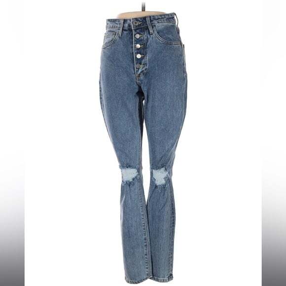 WeWoreWhat The Danielle High Rise Vintage Straight NEW - Picture 5 of 6